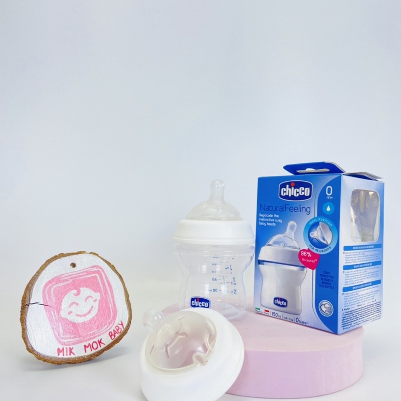 Bình sữa Chicco núm nghiêng Pisa natural feeling 60ml,150ml,240ml,330ml