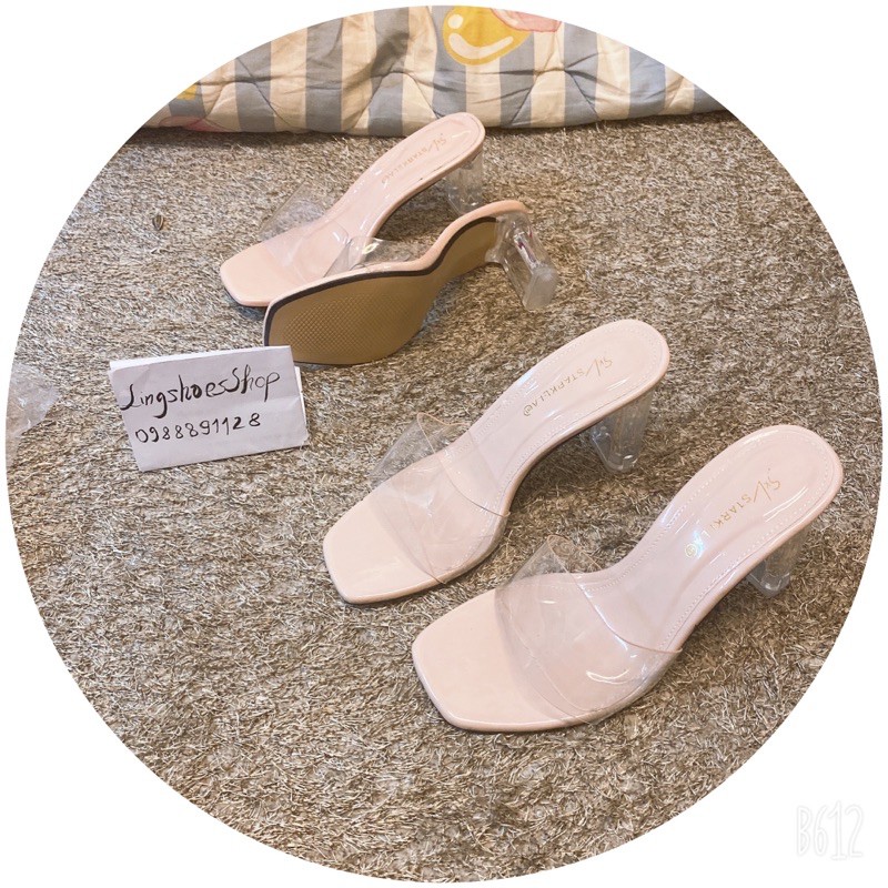 Dép quai trong gót dẹt