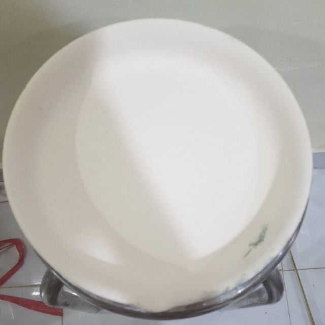 Đĩa mài sừng sứ Bát Tràng Việt Nam loại đại ( đường kính 25 cm ) màu trắng và màu xanh