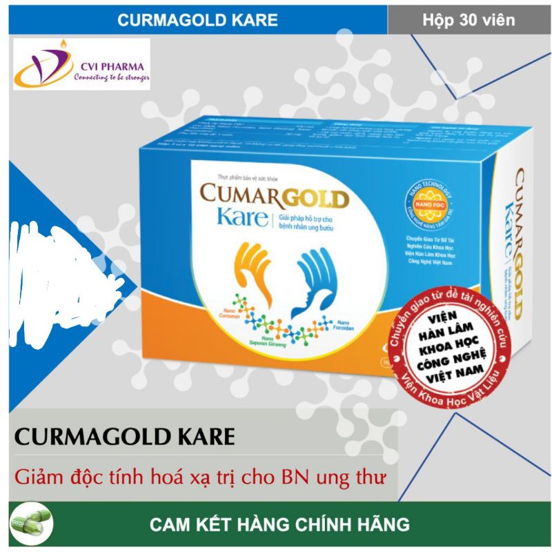 [Mã COSDAY505 -10% đơn 150K] Cumargold Kare giải pháp hỗ trợ cho bệnh nhân ung bướu.