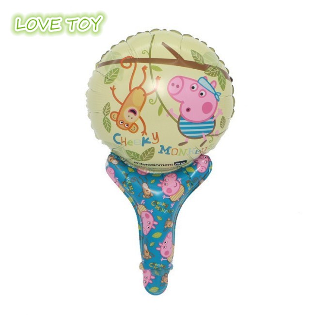 Bong Bóng Lõi Nhôm Hình Chú Heo Peppa Hoạt Hình 16inch Trang Trí Tiệc Sinh Nhật/Đám Cưới