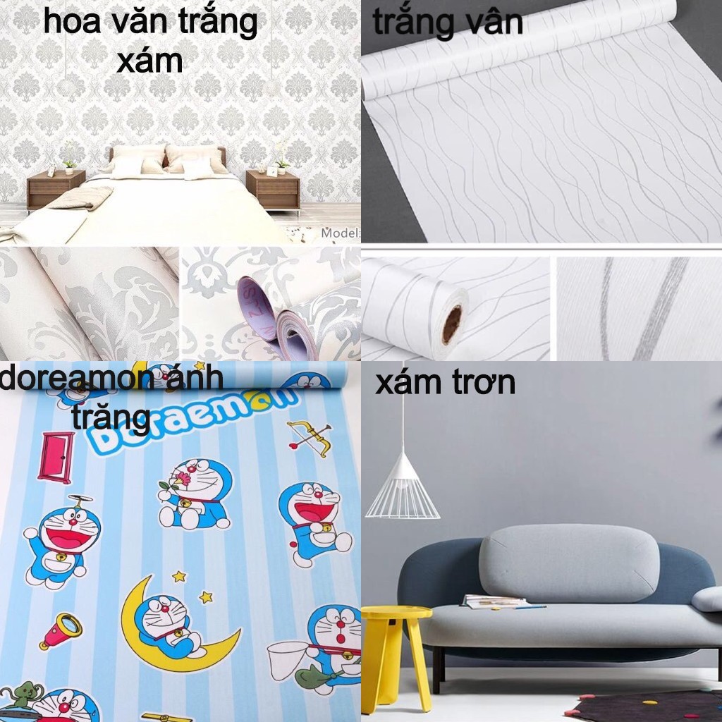 1m x 45cm rộng Giấy dán tường ( có sẵn keo ) - decal dán tường  ( giả gỗ )