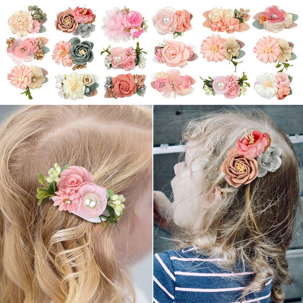 CACTU 3 Kẹp Tóc Hình Hoa Dễ Thương