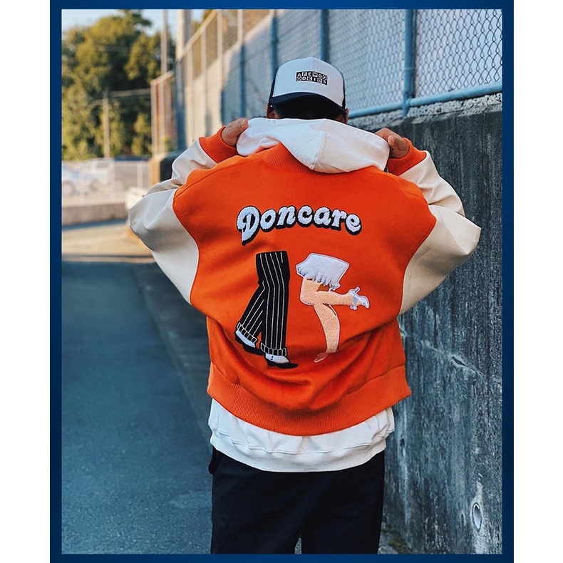 ⚡️ - Áo Varsity Jacket DONCARE PROM COLLAGE JACKET, Áo khoác bomber DONCARE Varsity