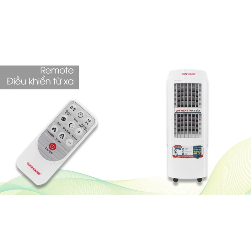 Quạt điều hòa Sunhouse SHD7723, máy làm mát không khí, quạt hơi nước - Bảo hành chính hãng toàn quốc