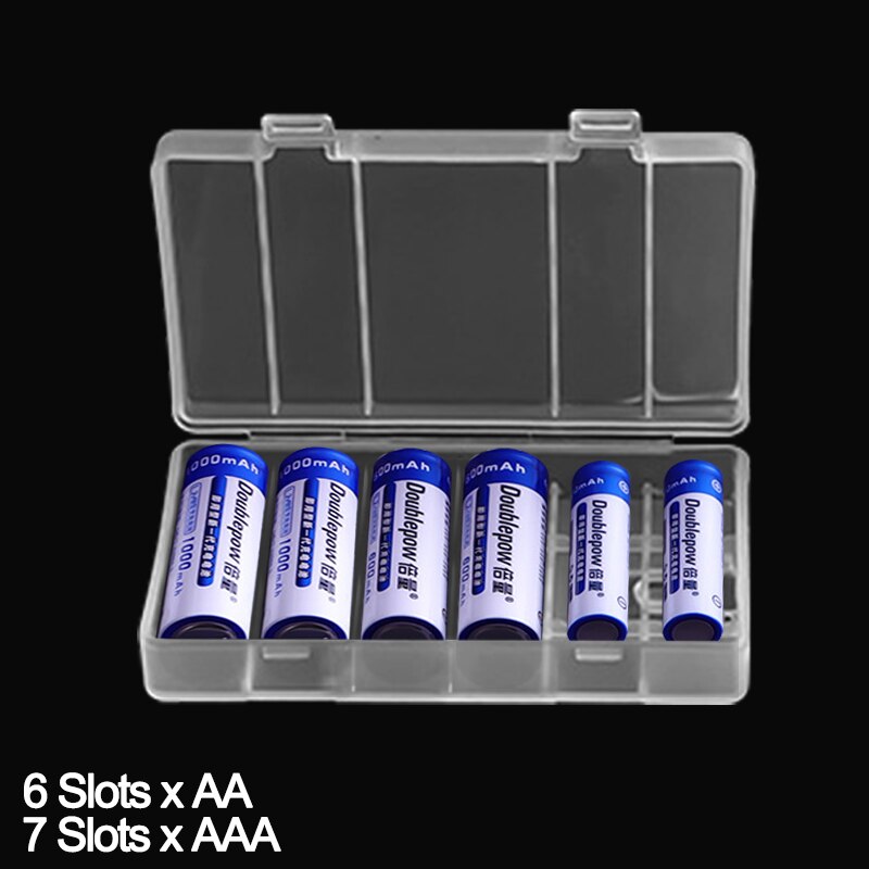 Hộp đựng pin 2 4 8 Aa / Aaa 18650 26650 tiện dụng