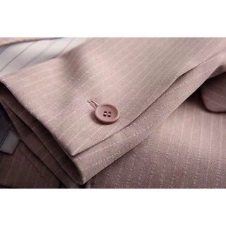 Vest Blazer Hồng Sọc Cao Cấp