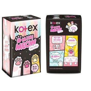 Băng vệ sinh Kotex Mini Meow gói 8 miếng