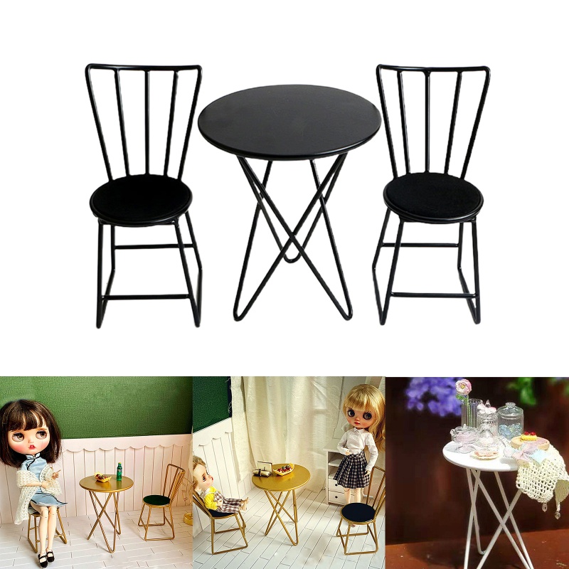 Bộ Bàn Ghế Nhỏ Xinh Trang Trí Nhà Búp Bê