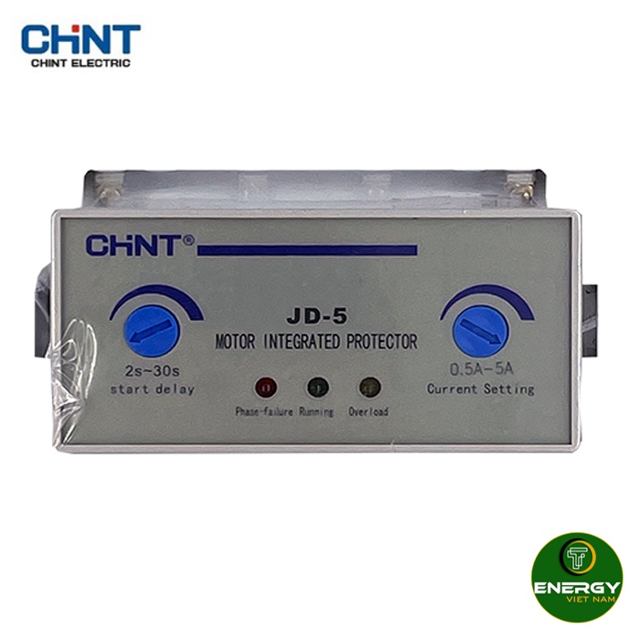 Relay Điện Tử Bảo Vệ Động Cơ Chint Series JD-5 - Thiết Bị Điện ENERGY
