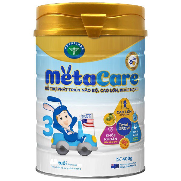 Sữa Metacare 3 mẫu mới loại 900g