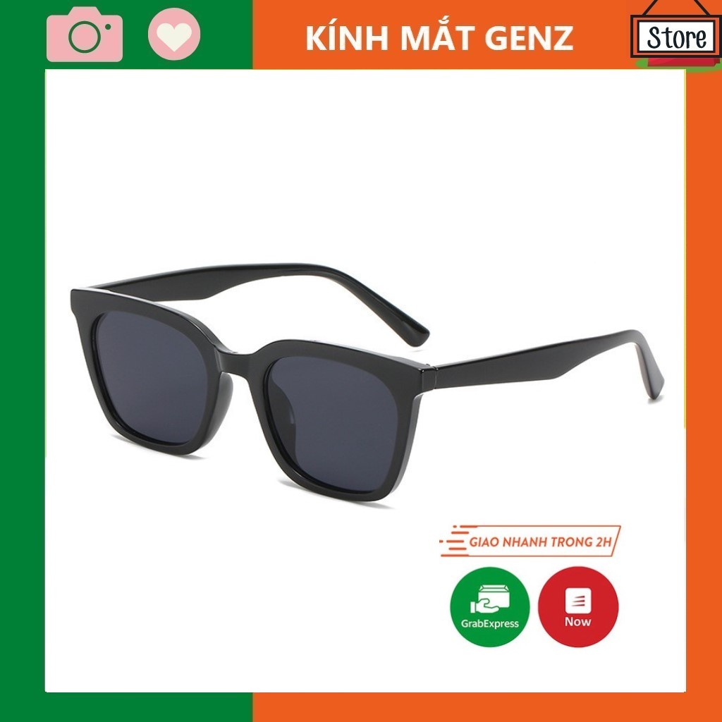 Kính mát nam nữ MOMA  gong vuông màu sắc thời trang Bền Đẹp