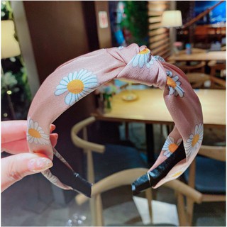 Bờm cài tóc cúc họa mi dễ thương lụa đẹp BN114 (Song An Eco)