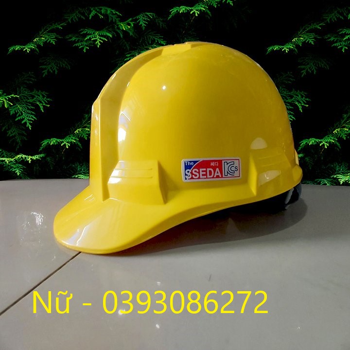 Mũ bảo hộ lao động kiểu SSEDA IV hàn quốc khóa vặn nón bảo hộ lao động bảo vệ đầu khi làm việc công trình
