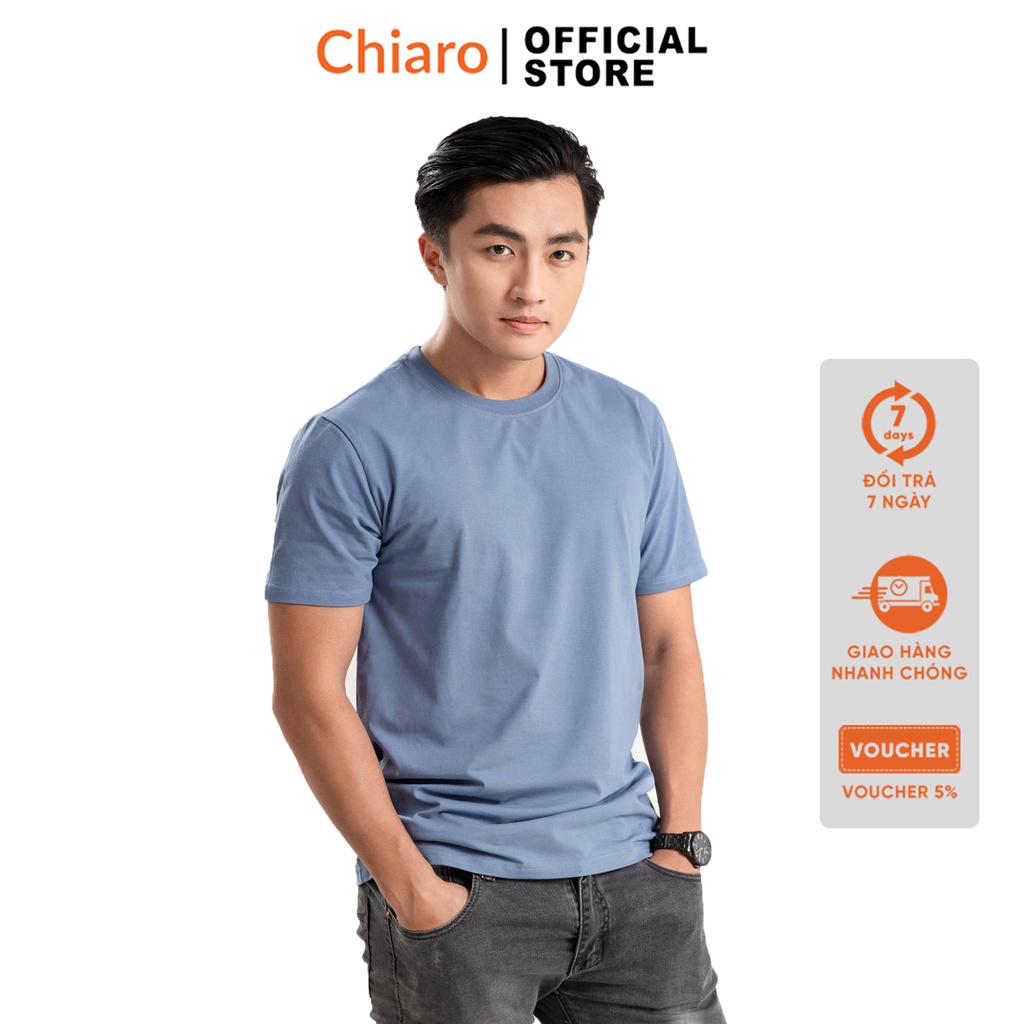Áo thun trơn cổ tròn basic cotton dày không xù lông cực mềm mịn chất đẹp cao cấp Chiaro