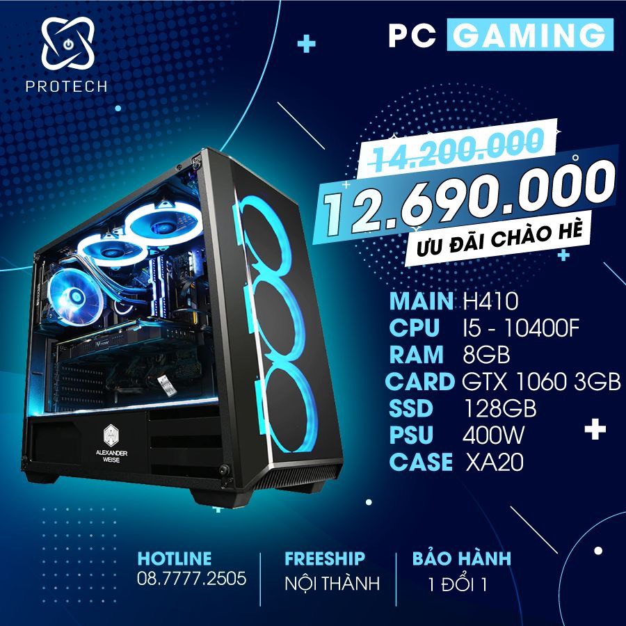 Mua Case PC Building Gaming chơi Game, Live Streamer, thiết kế đồ họa ...
