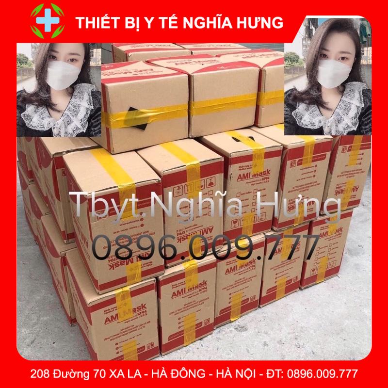Sỉ 1 Thùng 300 Chiếc Khẩu trang 4 Lớp KF94 AMI Kháng Khuẩn Hàng Cao Cấp Hàn Quốc