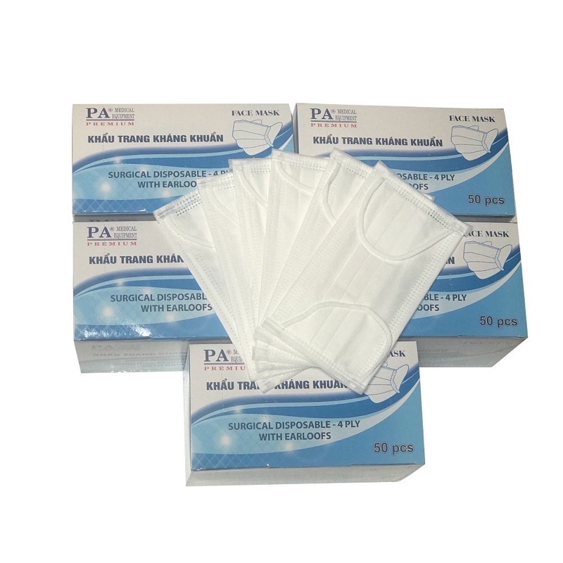Tặng 2 khẩu trang y tế 4 lớp có lôgo chuẩn hiệu Ami