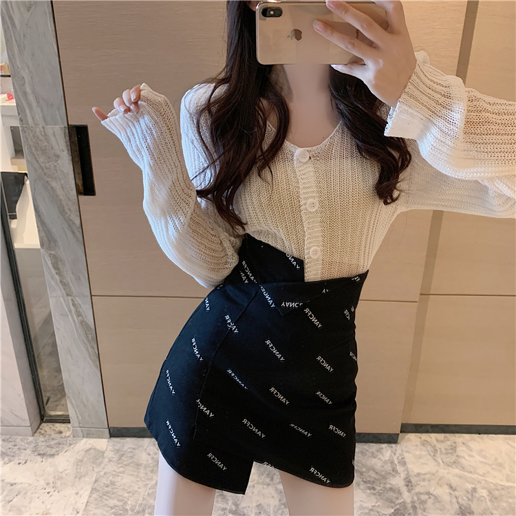 Chân Váy Lưng Cao Dáng Chữ A Phong Cách Hàn Quốc | BigBuy360 - bigbuy360.vn