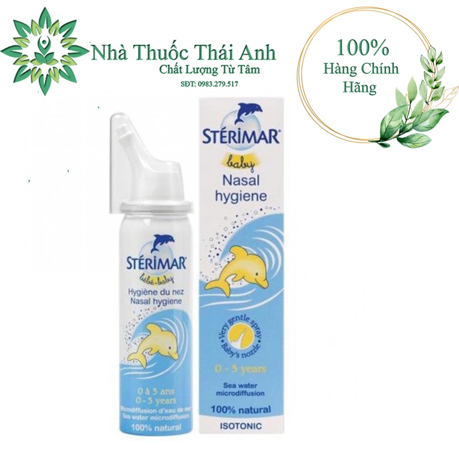 DUNG DỊCH VỆ SINH MŨI CHO BÉ STERIMAR BABY