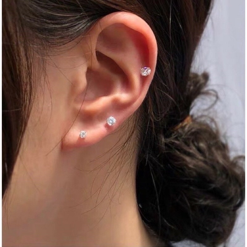 Bông tai/ Khuyên tai nụ mini nam/nữ