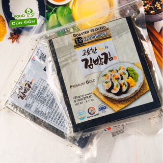 Rong biển cuộn cơm kimbap 100 lá zip miệng chính hãng cao cấp