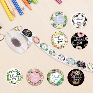 Cuộn băng hình dán hình "Thank you" để trang trí quà DIY