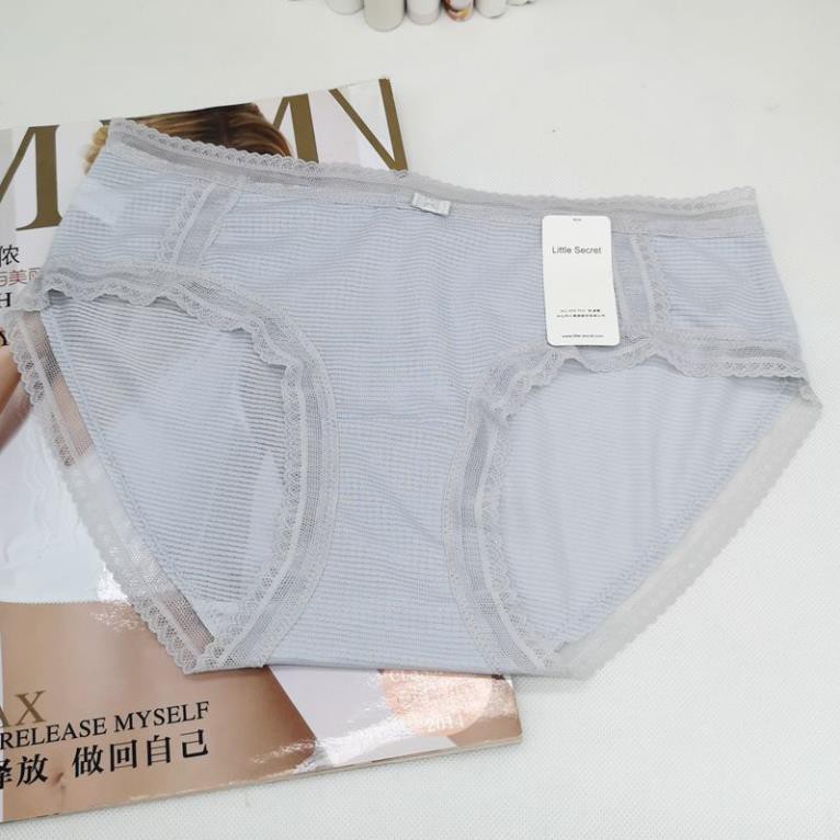 Quần lót thun kẻ viền ren cao cấp M5090