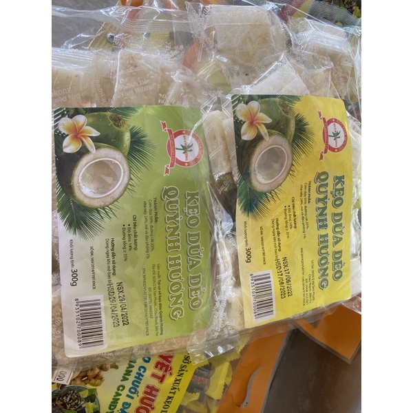 Kẹo dừa dẻo Quỳnh Hương 300g (lun có hàng mới mỗi tuần)
