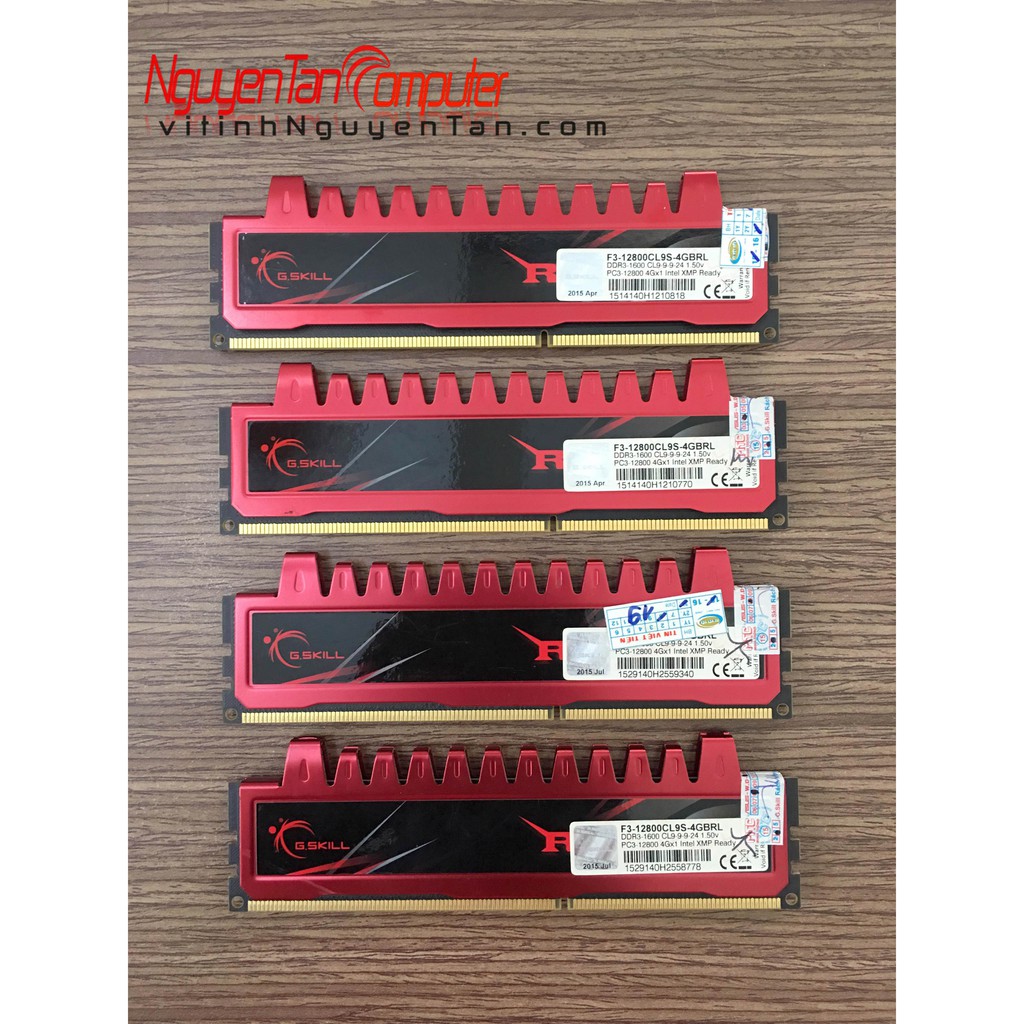 Ram GSkill 4GB DDR3 tản nhiệt thép | BigBuy360 - bigbuy360.vn