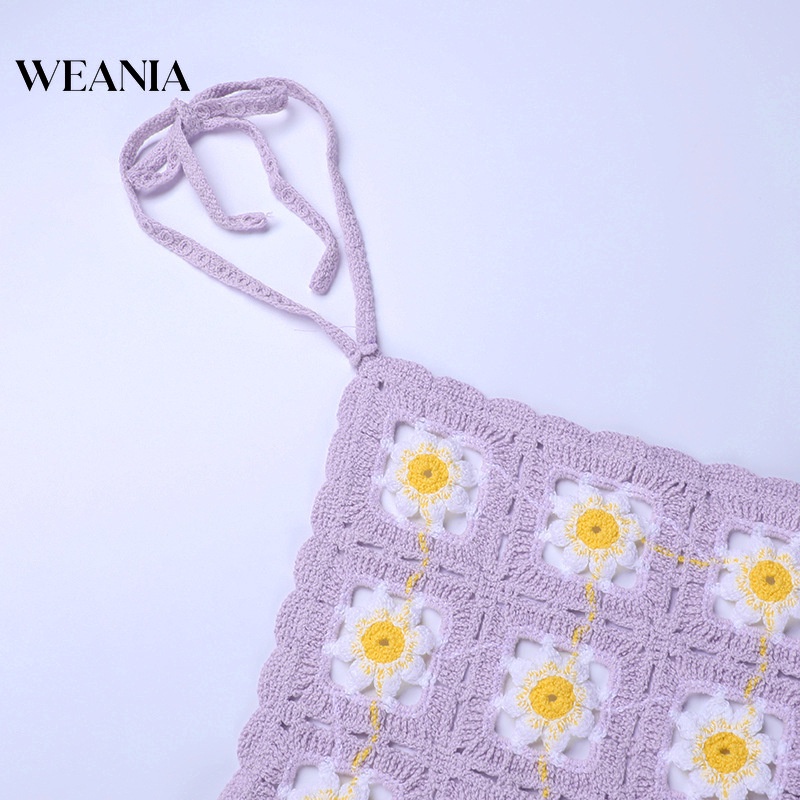 Áo Tank Top Dệt Kim Hoạ Tiết Hoa Thêu Thời Trang Mùa Hè Cho Phái Nữ