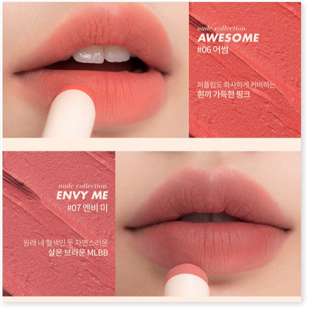 [Mã giảm giá shop] Son Romand Zero Gram Matte Lipstick & Zero Gram Romand Sunset Edition Limited