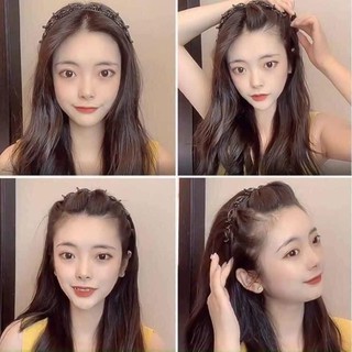 Bờm Tóc Có Kẹp Giữ Tóc Tạo Độ Phồng Siêu Xinh