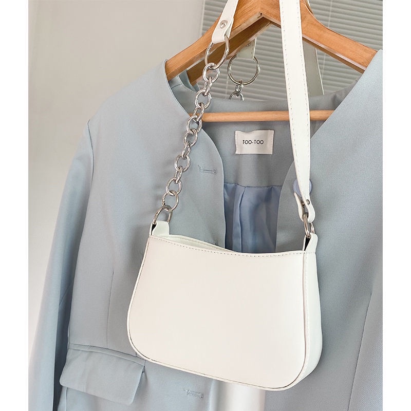 Túi kẹp vai nữ trơn xích giá rẻ. kèm dây đeo chéo