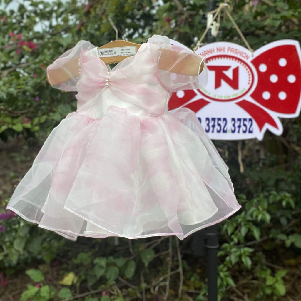 Váy Công Chúa kiểu Đáng Yêu hàng Thiết Kế Cao Cấp Đầm Bé Gái Thanh Nhi Fashion TN8522006