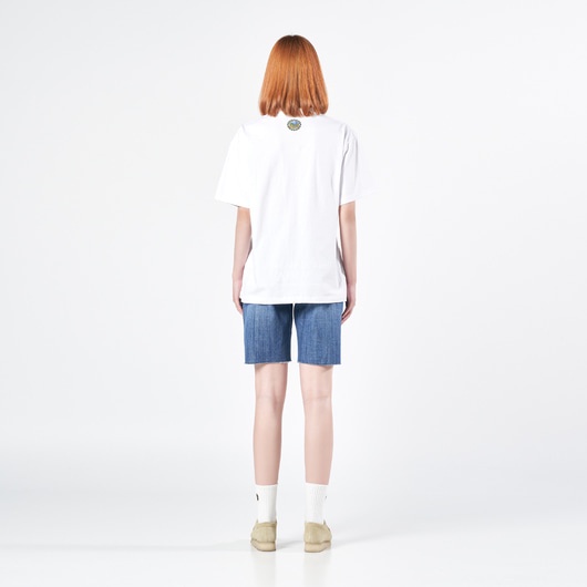 Áo phông ADLV Lisa·greenery artwork authentic trắng full size - áo thun Acme De La Vie cotton cho nam và nữ