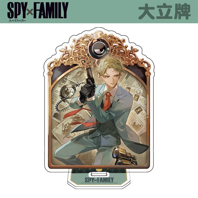 Mô Hình Nhân Vật Anime Bộ Spy x Family mô hình Anya Forger Chất liệu Acrylic trang trí góc học tập bàn làm việc