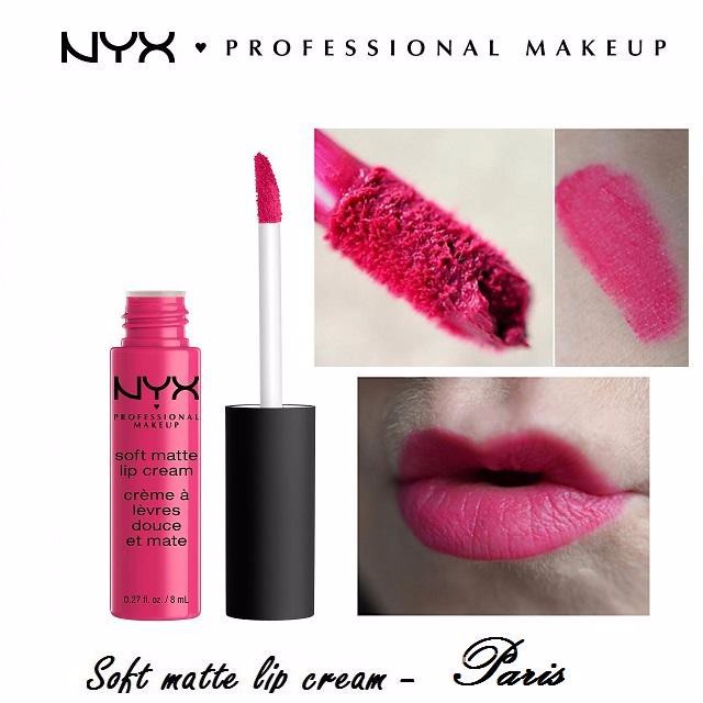 Bộ 2 Son Kem chính hãng NYX Soft Matte Lipcream Paris &amp; Amsterdam