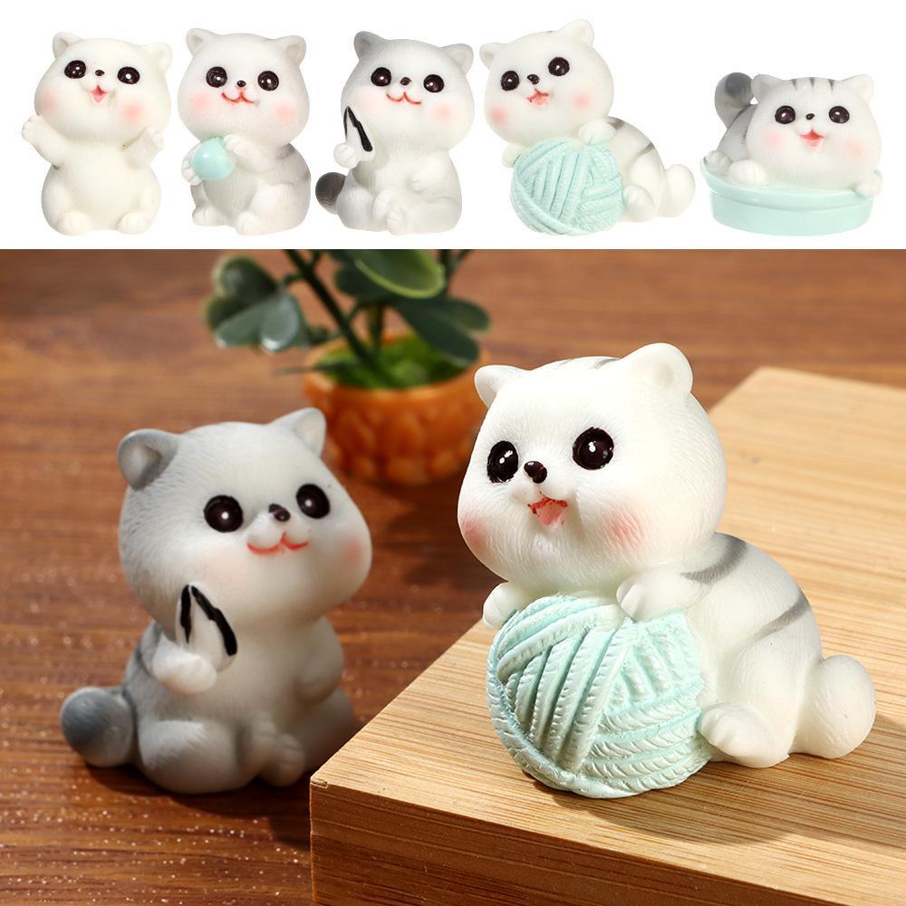 Mô Hình Mèo Mini Trang Trí Tiểu Cảnh Sân Vườn