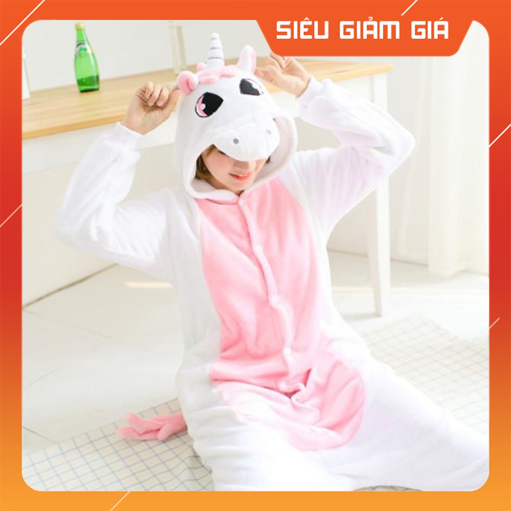Bộ Đồ Thú Unicorn Trắng Hồng ❤️ FREESHIP ❤️