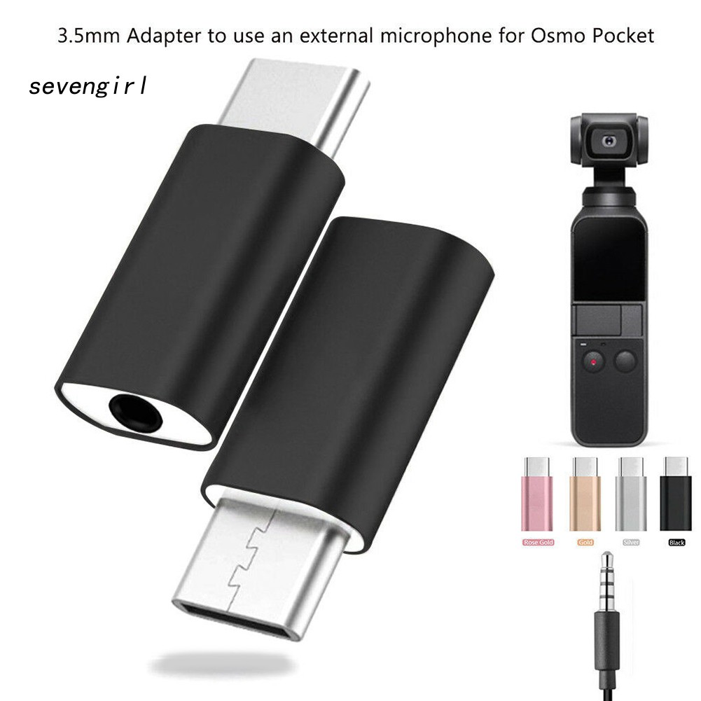Đầu Chuyển Đổi Âm Thanh Loại c Sang mic 3.5mm Cho osmo pocket