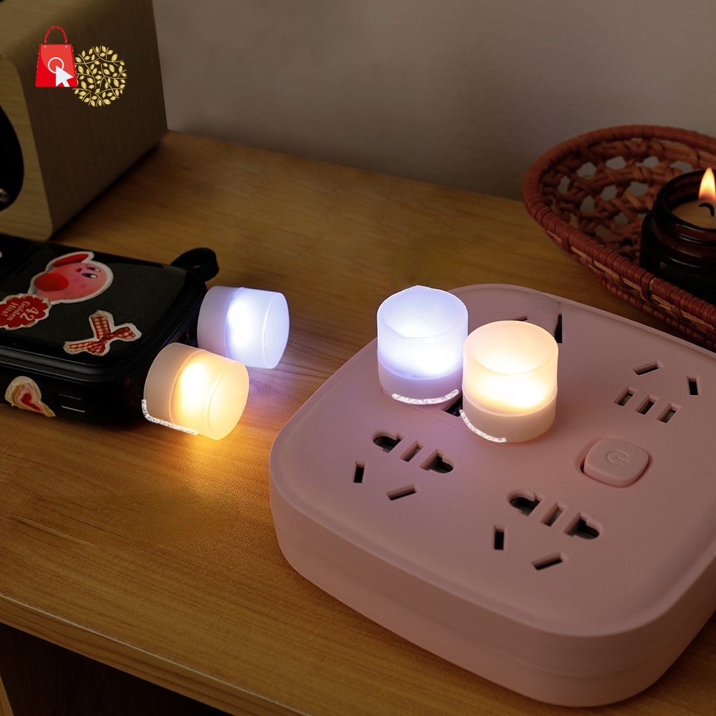 Đèn LED Tròn USB Khẩn Cấp Bảo Vệ Mắt Cho Phòng Ngủ JP1