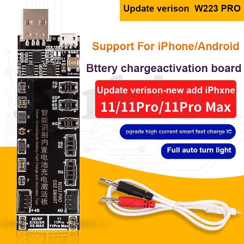 Thanh kích pin W223 PRO hỗ trợ (4S-11ProMax) iPhone & Android giá rẻ nhất