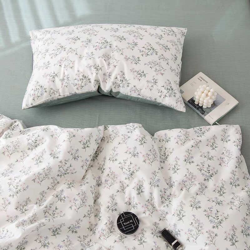 Cotton Hoa Nhài - bộ vỏ chăn ga giường