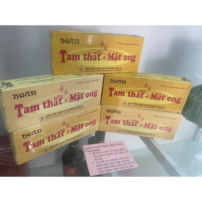 Hoàn tam thất mật ong