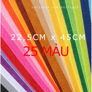 [COMBO 3] vải nỉ, vải dạ làm đồ thủ công [nguyên liệu thủ công, phụ liệu handmade]