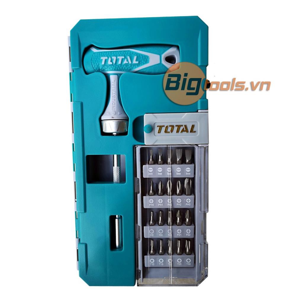 Bộ mũi vít 25 chi tiết Total TACSD30256