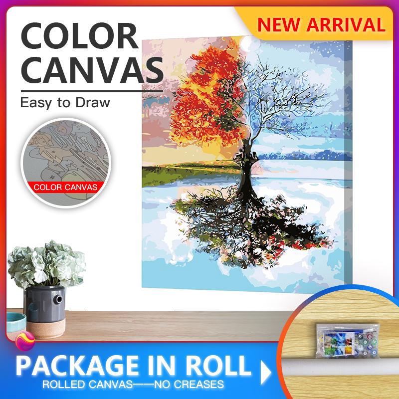Bộ tranh vải canvas SZ unmed ( tự sơn )