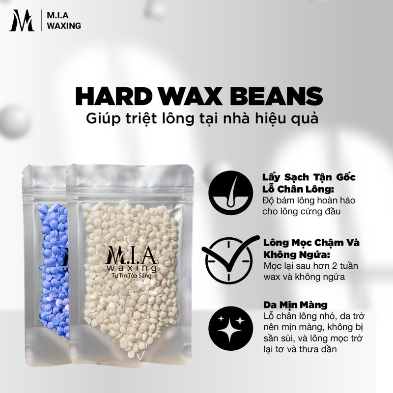 Sáp Wax Lông Nóng MIA WAXING wax lông nách, lông chân Siêu Bám Lông