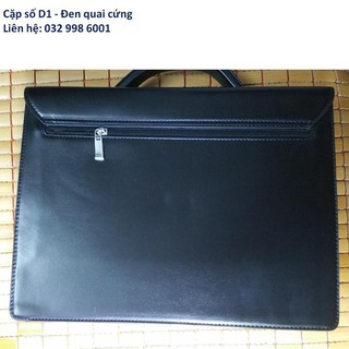 [CẶP SÔ] Cặp đựng tài liệu khóa số D1 đen
